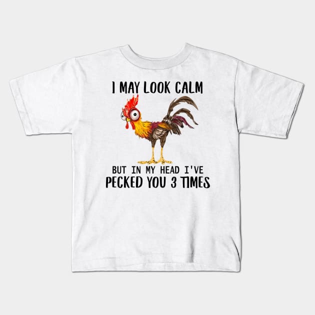 UT IN MY HEAD I'VE PECKED YOU THREE TIMES Kids T-Shirt by SomerGamez